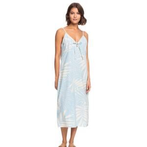 ROXY Lady Winter Again Printed Midi Dress Size Medium